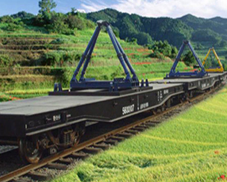 運梁重型鐵路平車